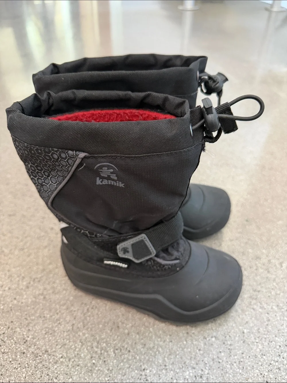 Kamik Kids Black Winter Snow Boots